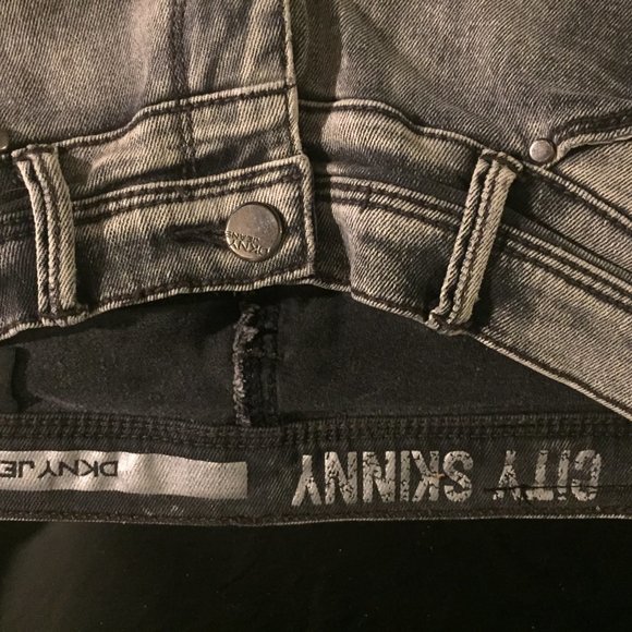 DKNY City Ultra Skinny Gray Jeans - Picture 3 of 9